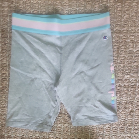 Champion Gray and Blue Performance Shorts - Picture 1 of 4